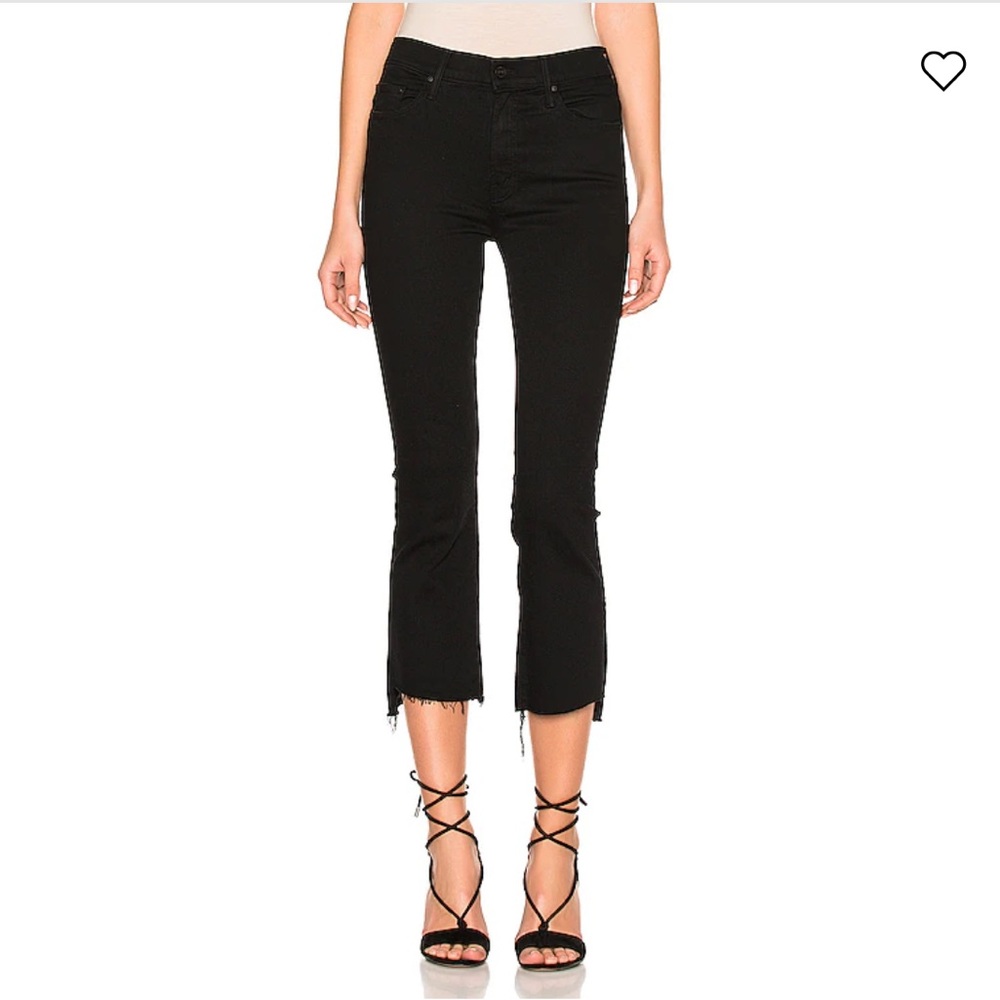 MOTHER Insider Crop Step Fray